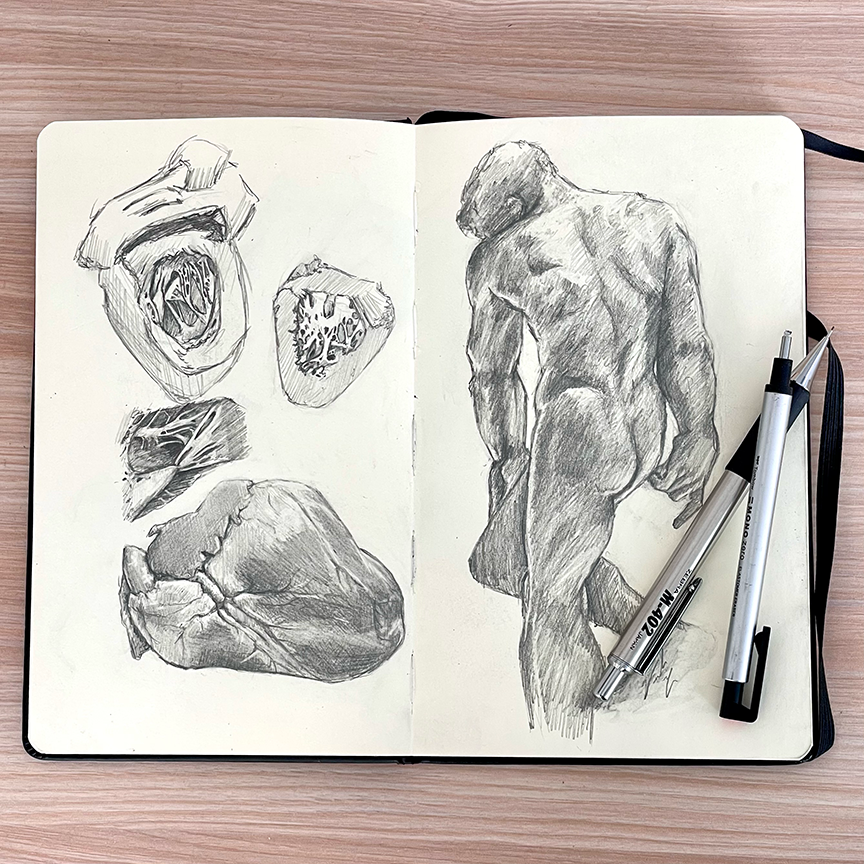 Heart Sketchbook