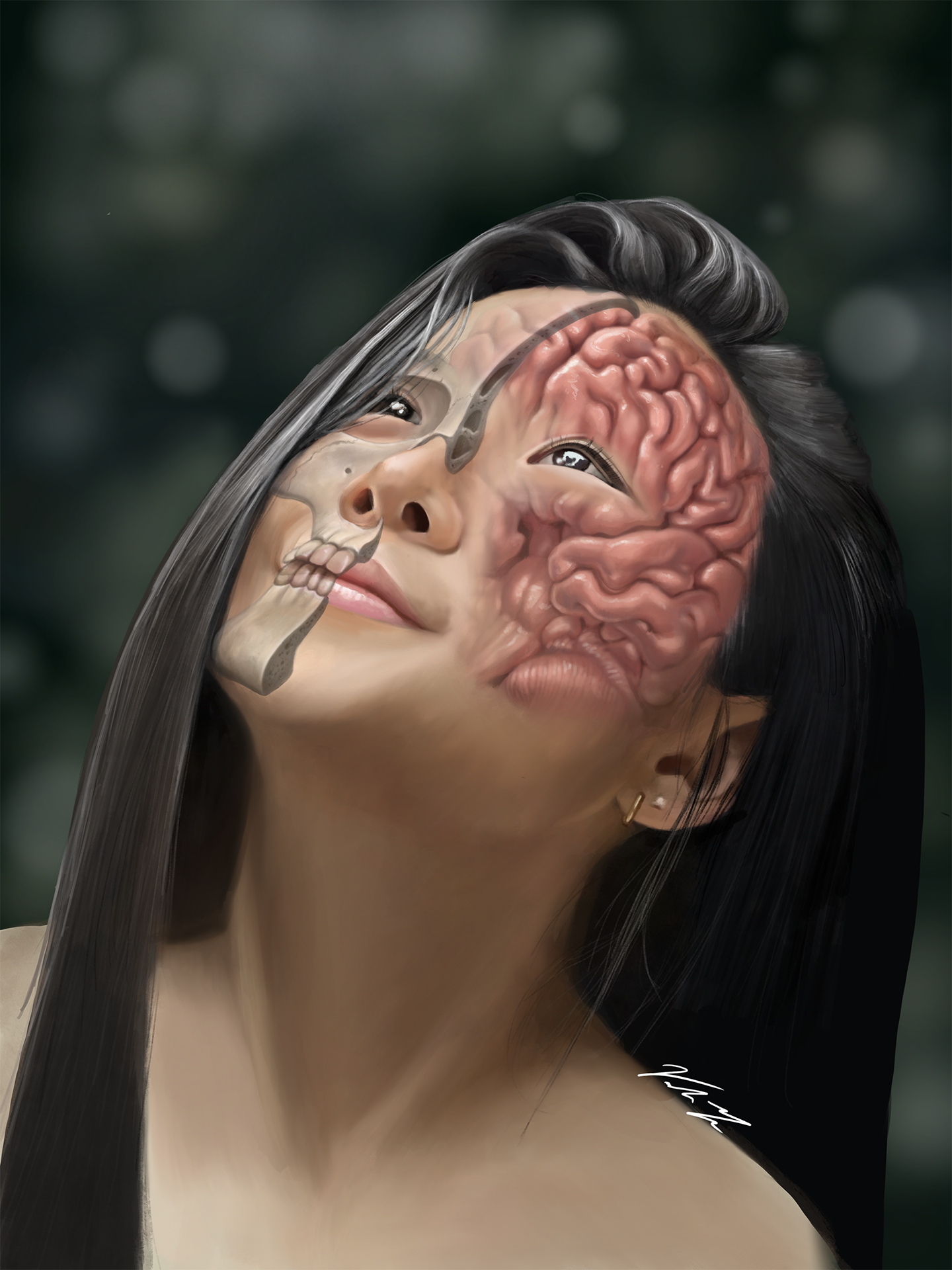 Neuroanatomy Self Portrait